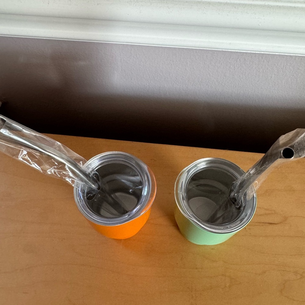 Mini Tumbler shot glasses with straw - Picture 2 of 2